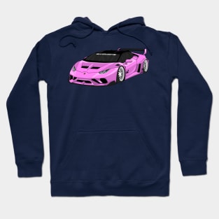 lamborghini huracan VIOLET Hoodie